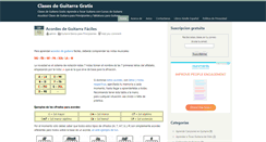 Desktop Screenshot of clasesdeguitarragratis.com