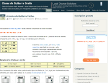 Tablet Screenshot of clasesdeguitarragratis.com